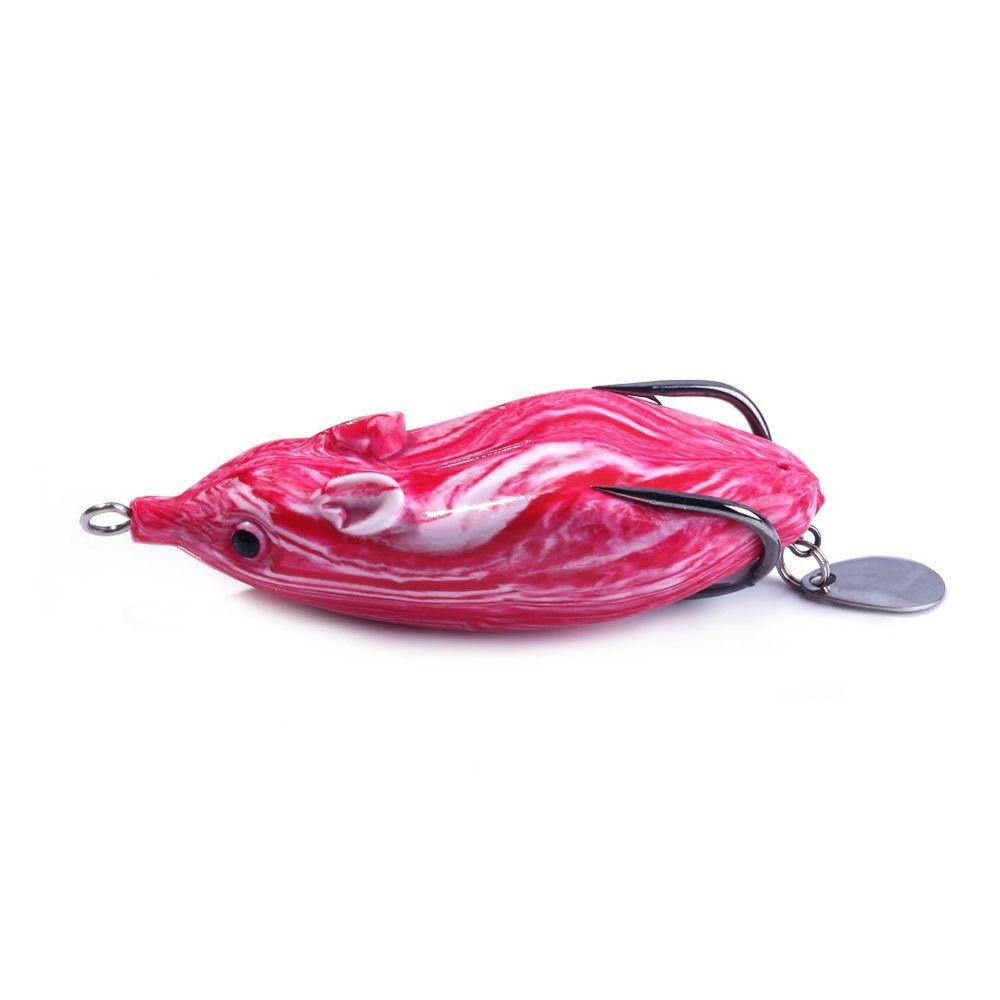 3PCS 7cm Snakehead Lure Bait PVC Simulation Lure Bait Artificial Lure Bait Saltwater Fishing