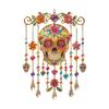 Halloween Entryway Hanging Ornament Acrylic Sun Catchers Wind Chimes with Crystal-Look Drop for Indoor Window Decors