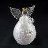 Four Cart Cute Handmade Glass Champagne Angel Bells (Set of 6)
