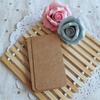 Pack Of 100 Blank Rectangular Hang Tags With Rounded Corners Paper Tags For Products And Branding Blank Kraft Paper Price Tags