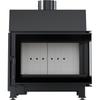 Right Steel Air Fireplace KRATKI SIMPLE 6 kW 150