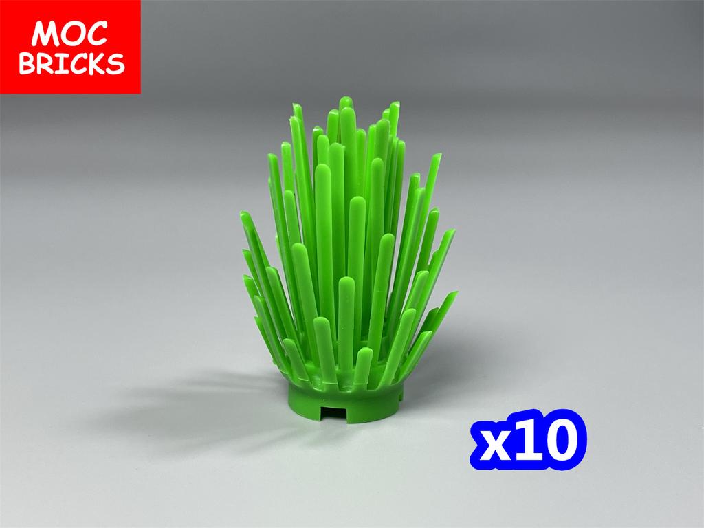 Non-Toxic Moc Bricks Bush Shrubbery City House Accessories Plant Tree Pine Shrub Assembled Particles Children'S Dolls Kids Toys