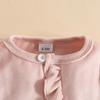 Nuovo Set Vestito di Pasqua per Bambina: Vestito Cappotto Peluche e Gilet con Fiocco con Design Coniglio Carota