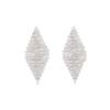 Exquisite European Evening Dress Earrings: Bold, Diamond-Studded Bridal Clips
