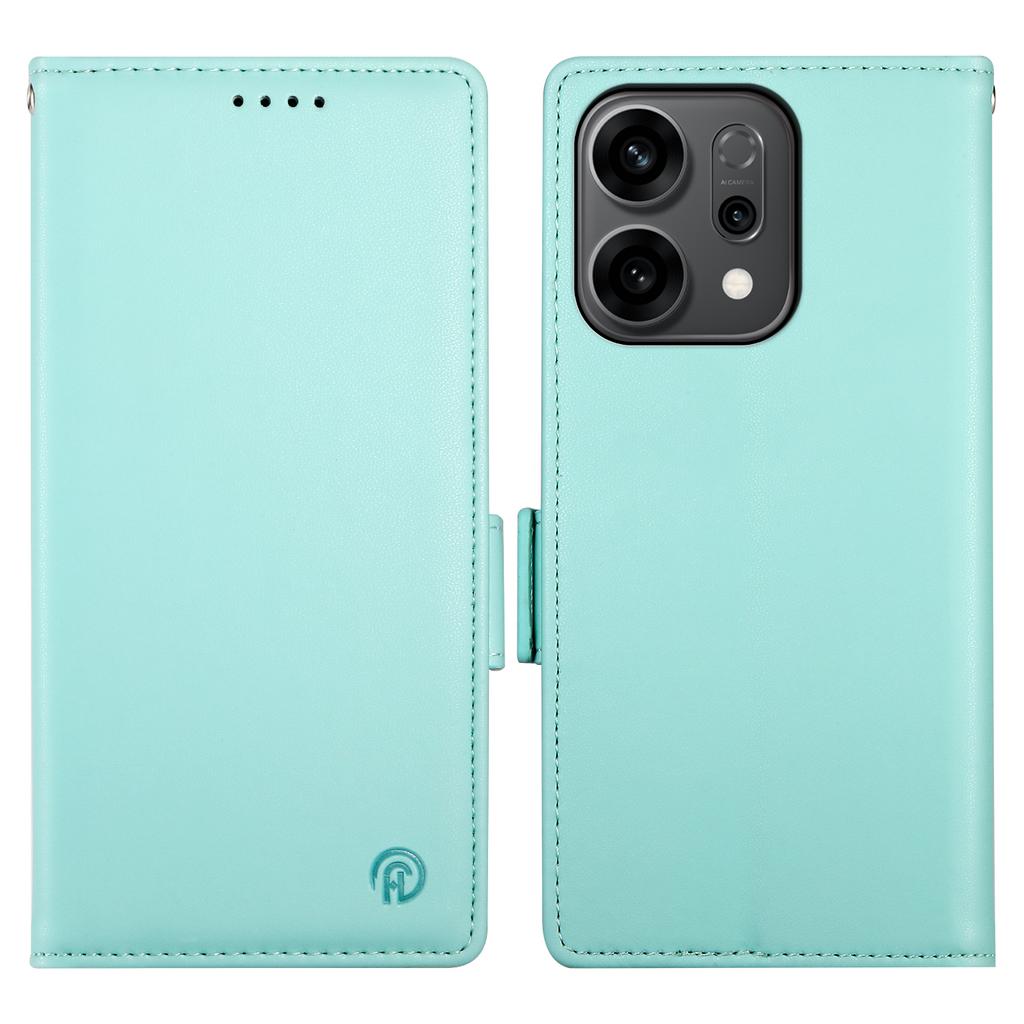 For Oppo Reno14 F 5G Stand Case PU Leather Wallet Phone Cover