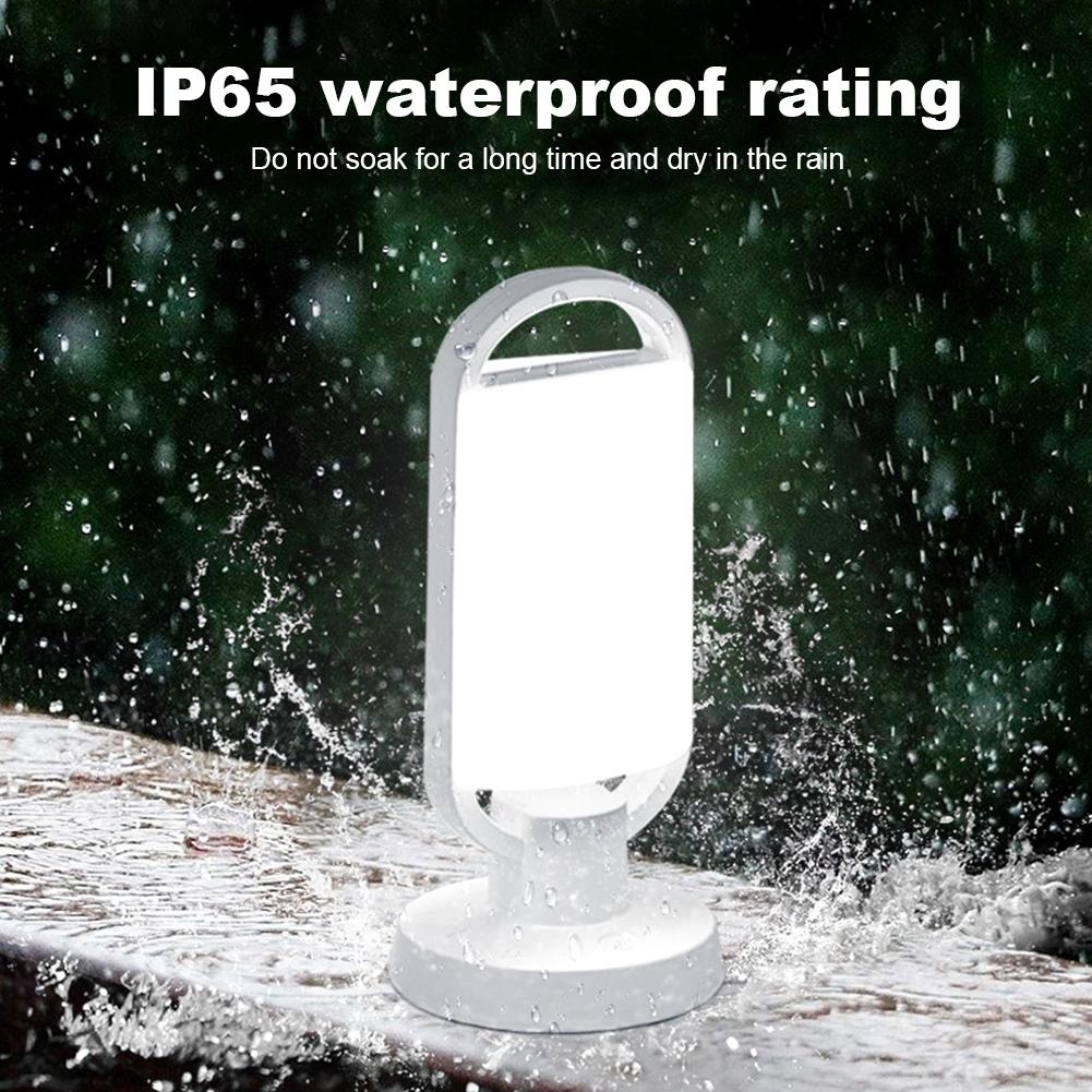 Camping Lantern LED Solar Lantern Waterproof Portable Camping Lantern Foldable for Power Outages Hurricane Hiking Fish Emergency