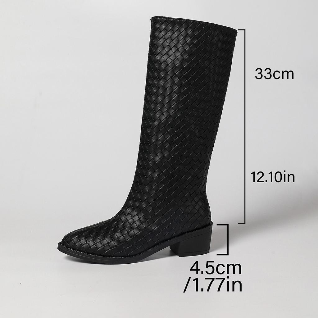 Women's Spring/Summer New Style Fish Mouth Thick High Heels Knee Length Cool Boots Show Women's Large Medium Boots
