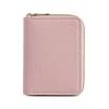 Fashion Classic Lychee Pattern Change Bag Short Bag Double Zipper Storage Multi-card Position Card Bag Clutch Bag Wallet