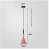 Nordic Wrought Iron Pendant Light - Modern Creative Single-Head Lamp for Restaurant, Bar, Bedroom, and Bedside.