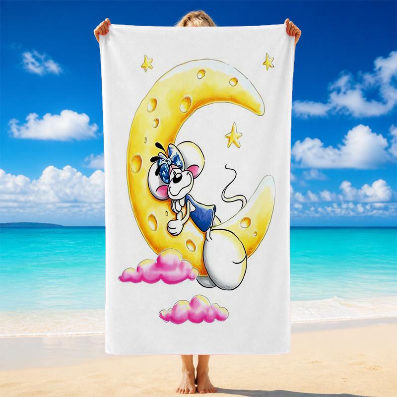 Diddl Quick Dry Microfiber Beach Towel Soft Absorbent Sand Resistant Towel For Beach Pool Travel Summer