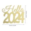 1Set Acrylic Paper New Year Cupcake Topper Set Festive Cake Decor for Party Dessert Display Photo Props Happy New Year 2026 Cake