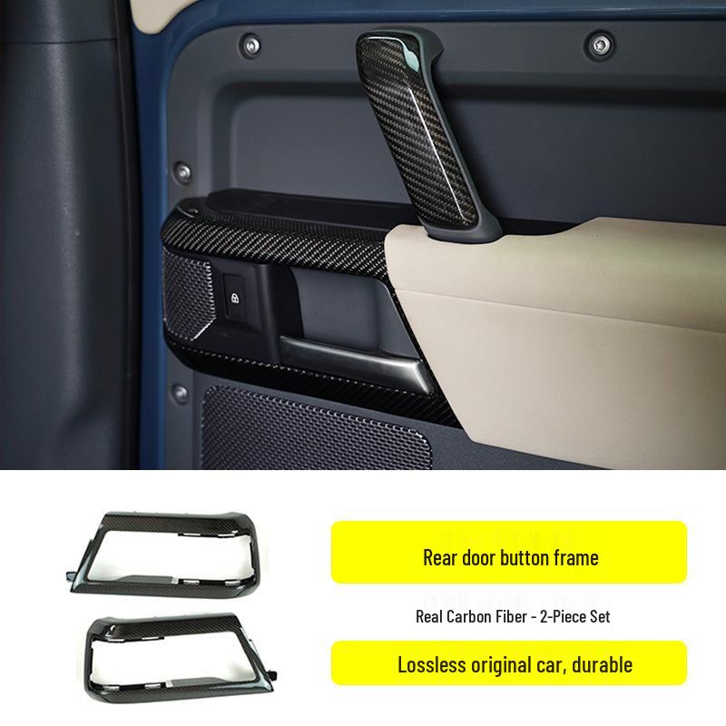 Carbon Fiber Interior Upgrade Kit for 20-26 Land Rover Defender - Easy Install, Non-destructive 