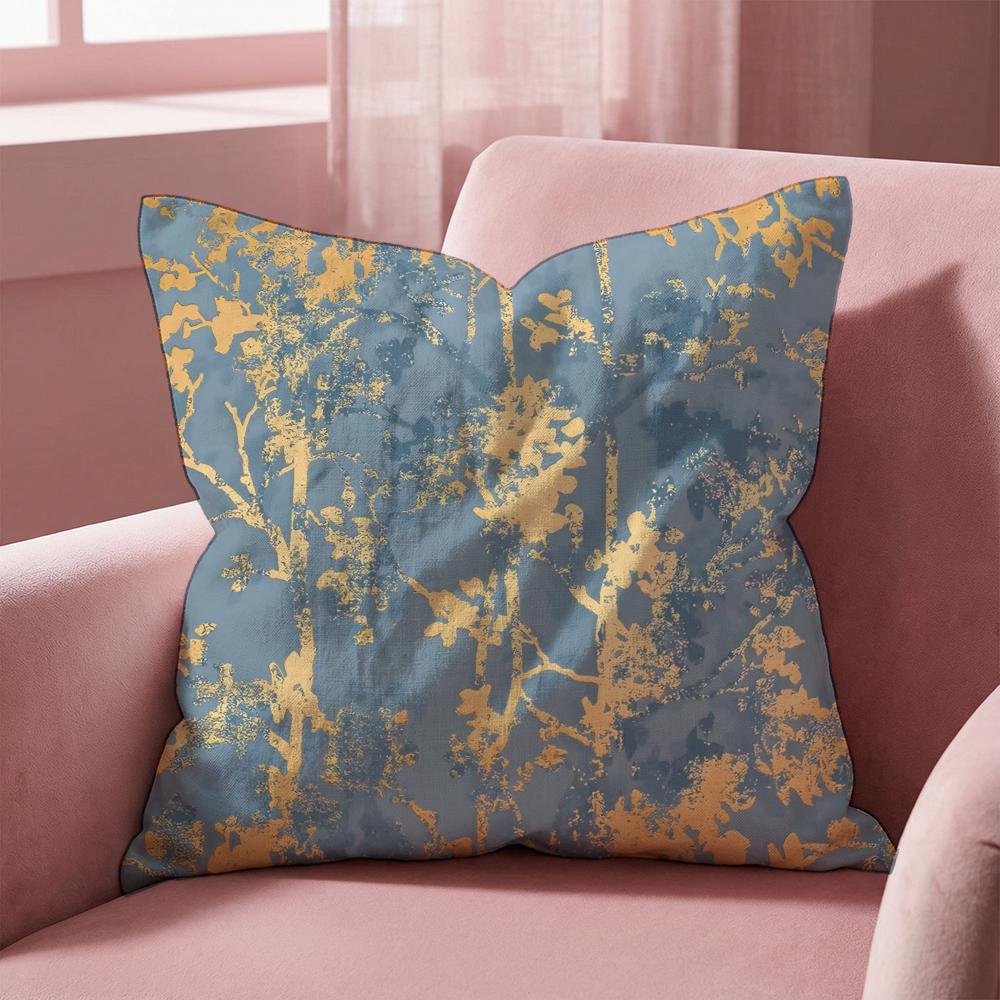 Starry Nebula Texture Cushion Cover MultiScene Pillow Cover for Home Car Reversible Soft Durable for Daily Use