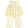 Balabala Girls' Sleeveless Two-Piece Set