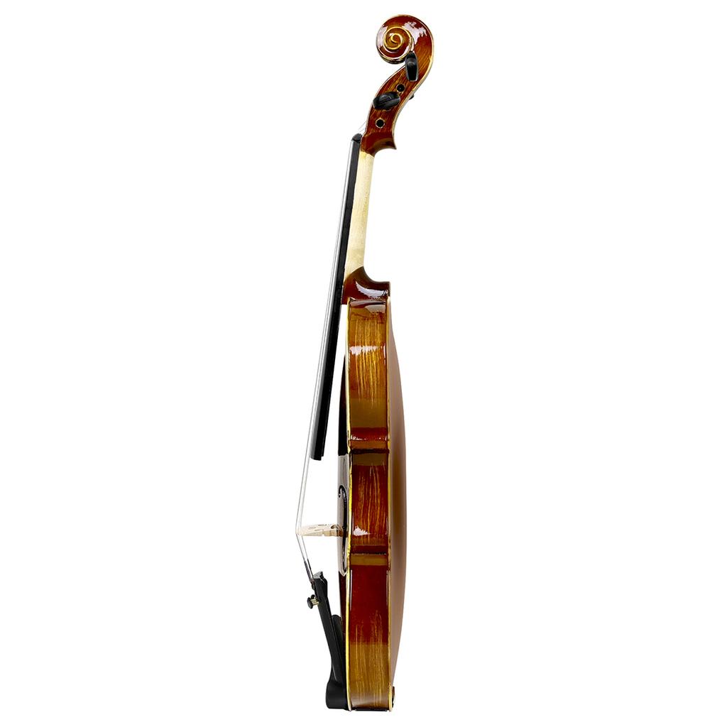 IRIN 4/4 Violin Solid Wood Acoustic Violin Vintage Glossy Violin Hand Polished Textured and Moist Strings Instrument with Case
