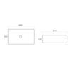 Helmken 48760000 Countertop Washbasin (60x34) White