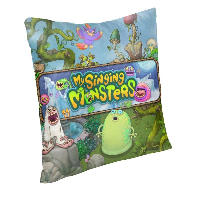 My Singing Monsters Square Pillow Case Decoration Adventure Video Game Cushions Throw Pillow for Sofa Doublesided Printing