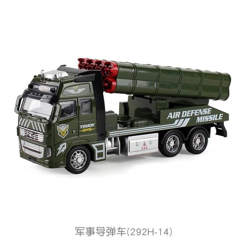 Kids Toy Large Simulation Pull Back Alloy Cement Excavator Construction Truck Fire Engine Model