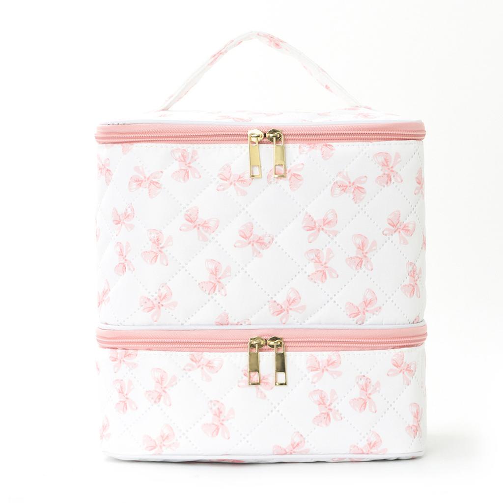 3/Double Layer Toiletry Bag Nail Polish Storage Bag Cosmetic Case Organizer for Women Travel Accessories Organizer