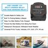 Çift Akü Ayırıcı 12V 140Amp Voltaj Göstergeli Akıllı Akü İzolatörü Araba ve Manuel Mod Voltaj Duyarlı Röle (VSR)