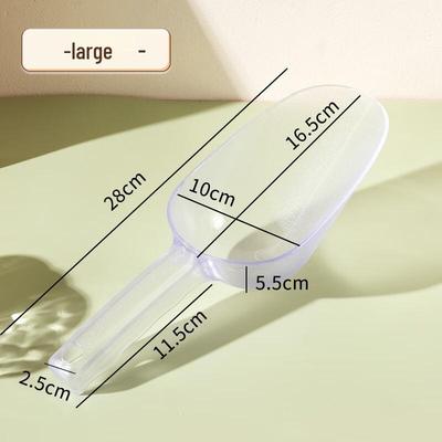 Multi-purpose PS Plastic Scoops - Large 5-Pack