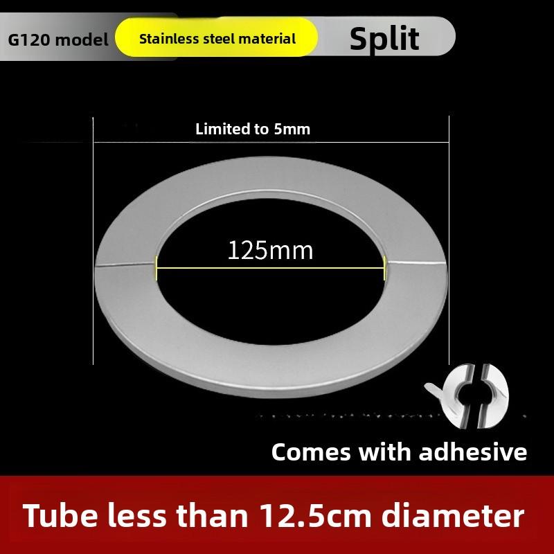 

Stainless Steel Faucet Decorative Cover Self-Adhesive Faucet Shower Water Pipe Chrome Finish Wall Covers Bathroom Accessories