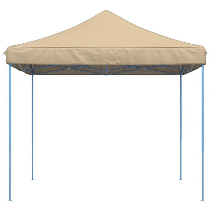 VidaXL Tente de réception pliable escamotable beige 292x292x315 cm, tente, tente à auvent, auvent de gazebo, tente gazebo, 4004914