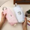 Cute Sweet Large Capacity Handle Pencil Case Portable Trend Student Stationery Box Pen Bag Women Girl Cosmetic Storage Bag Gifts