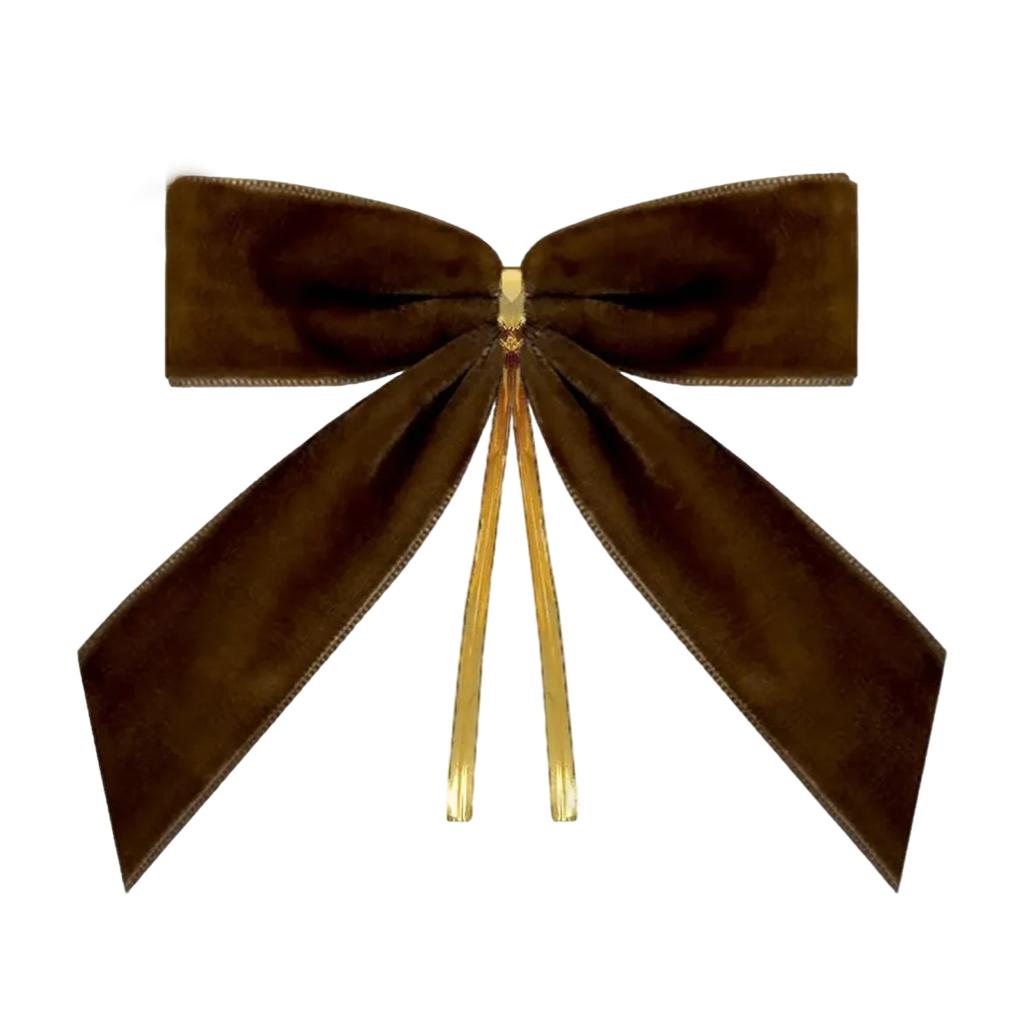 Velvet Bow Christmas Tree Decoration Pendant Christmas Atmosphere Dress Up Props