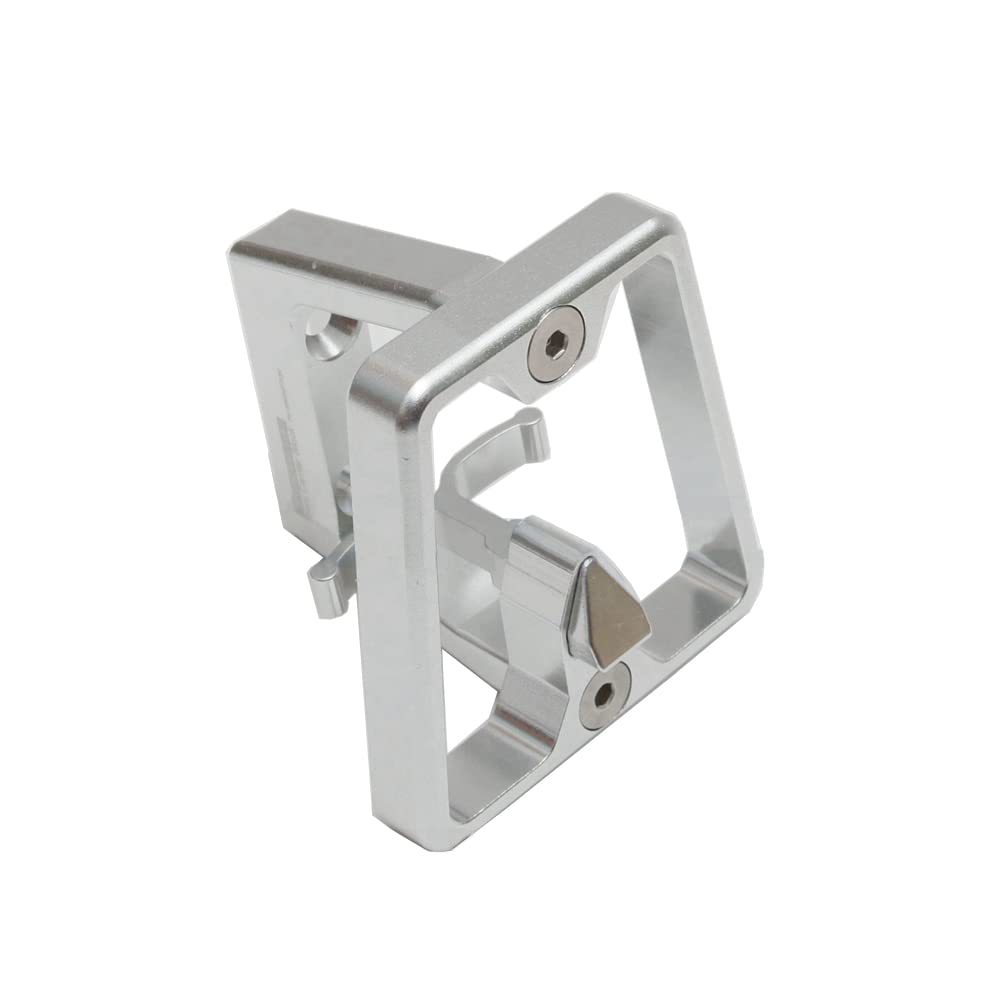 

Aceoffix Front Bag Carrier for Folding Bicycles, Silver, with Bracket