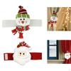 Christmas Cartoon Doll Curtain Tieback - Festive Window Decoration Easy-to-install Clips