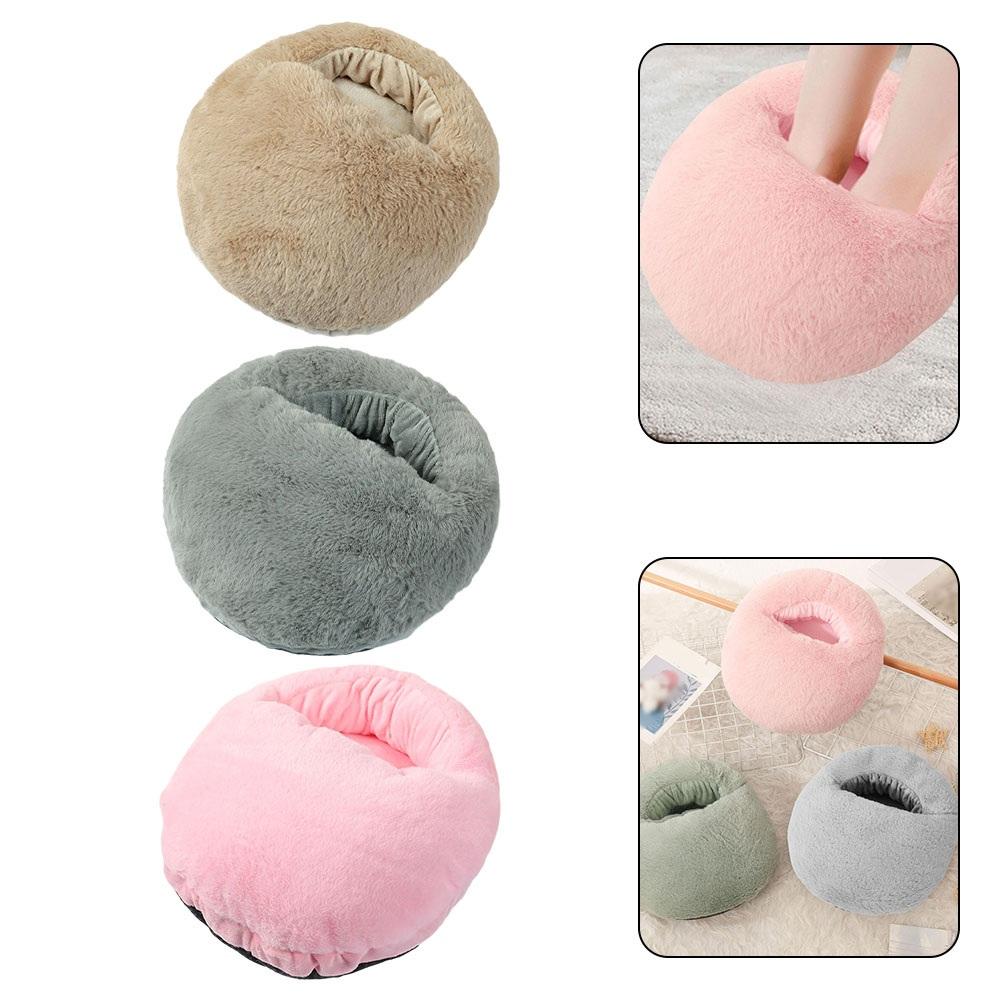 Heating Pad Foot Warmer USB Heated Washable Winter Portable Rechargeable Soft Thick Detachable Electric Flannel