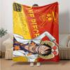 1pc One Piece Adventure Soft Throw Blanket Flannel All Season Light Weight Living Room/Bedroom Warm Blanket. M7270140