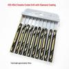 M35 Cobalt HSS Straight Shank Single Flute Twist Drill Bit for Metal and Stainless Steel, Sizes: 3.2, 4.2, 5.2, 6.0.
