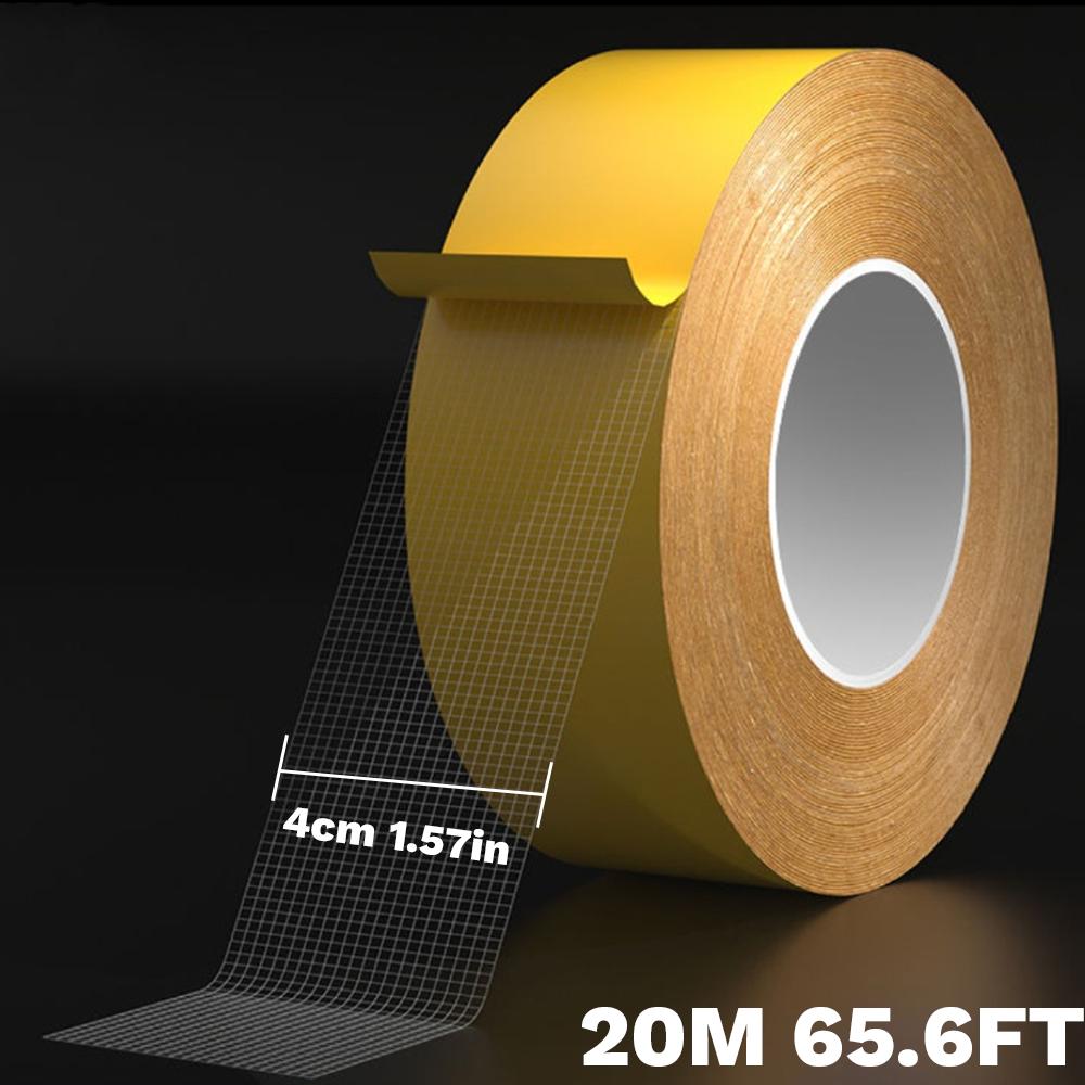 Grid Double-sided Tape with Super Strong Adhesion, Tear-off, Hand-made Double-sided Tape for Carpet Fixation