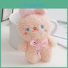 Soft And Cuddly Bunny Keychain With Bow Perfect Gift For Girls And Backpack Accessory