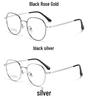 Ultra-light Retro Round Metal Eyeglass Frames for Myopia - Stylish & High-Quality Student Frames