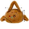 Large Capacity Capybara Plush Crossbody Bag Schoolbag Cartoon Shoulder Bag  Outdoor