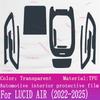 For LUCID AIR (-2025)  Gearbox Panel Navigation Automotive Interior Screen Protective Film TPU Anti-Scratch