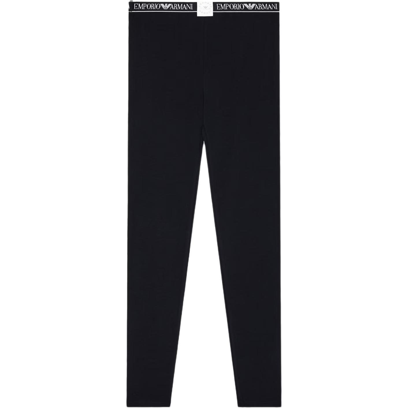 Emporio Armani Solid Color Logo Striped Cotton Leggings Women leggings EW001901-AF15345-UC001 S