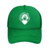 Surreal Girl with Spiral Eye Graphic Mesh Baseball Cap Casual Hat Outdoor  For Womens Unisex FeUnisex