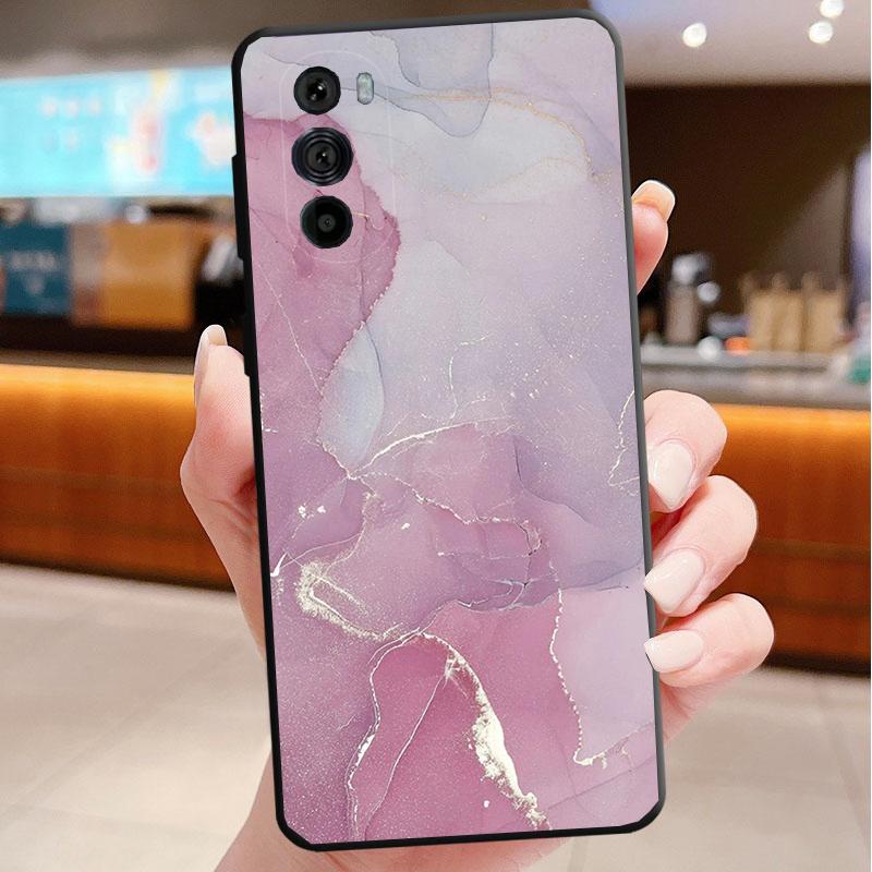 Phone Case For Motorola Edge 50 40 Pro 60 50 40 30 Ultra Neo Fusion Moto G85 G72 G53 G54 G84 G13 G32 Blue Greem Marble