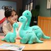 Cute Dinosaur Pillow Plush Toy, Soft Short Stuffed Animal, T-Rex Triceratops Companions for Babies Stegosaurus Dino Doll, PP Cotton Boys Girls Durable