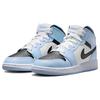 Jordan Kids' Air Jordan 1 Mid GS Ice Blue Black Sail White 555112-401