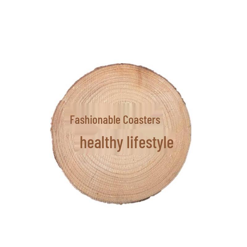 Round Pine Wood Slices - DIY Christmas Decorations, Polished Tree Rings for Crafts, Handmade Photography Props