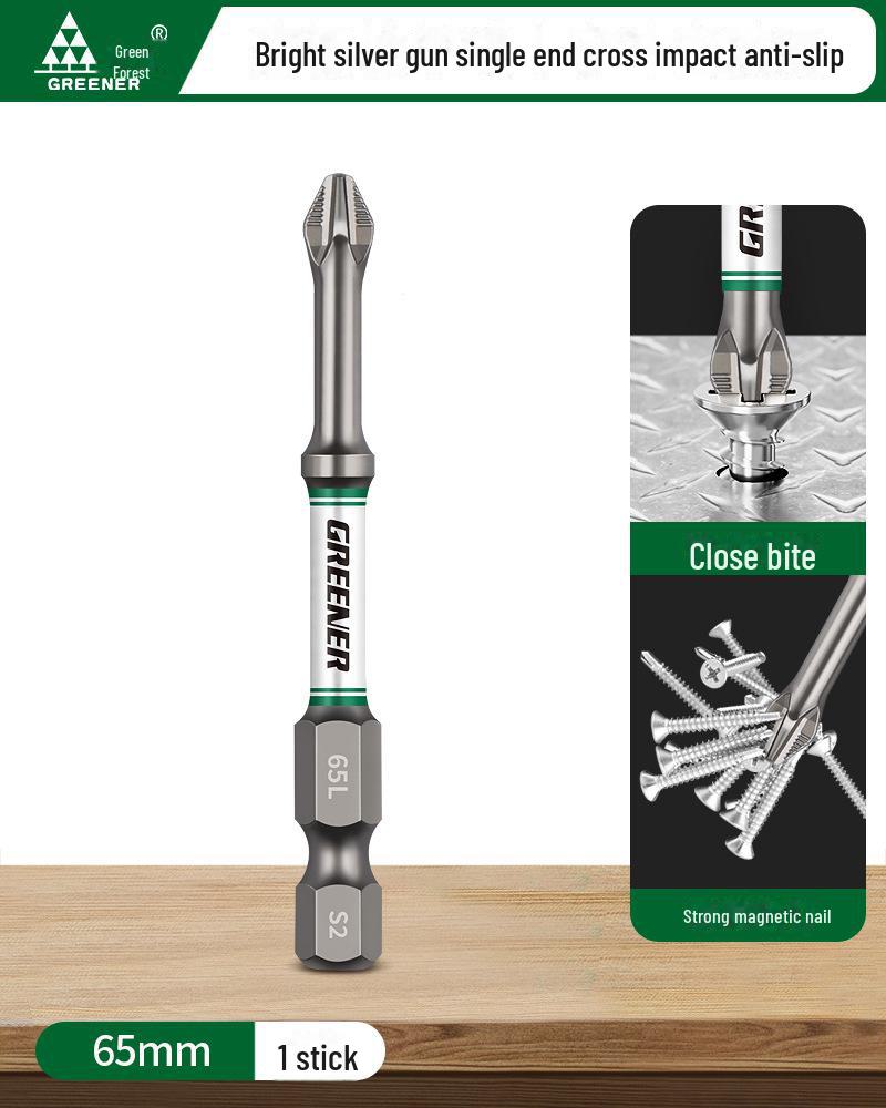 Green Forest Magnetic Non-slip Electric Screwdriver & Flashlight Drill Set