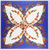 130*130cm Silk Bohemia Butterfly Peony Design Scarves Women Foulard Square Hijab Scarf Ladies Shawl Wrap Muffler Female Hijab