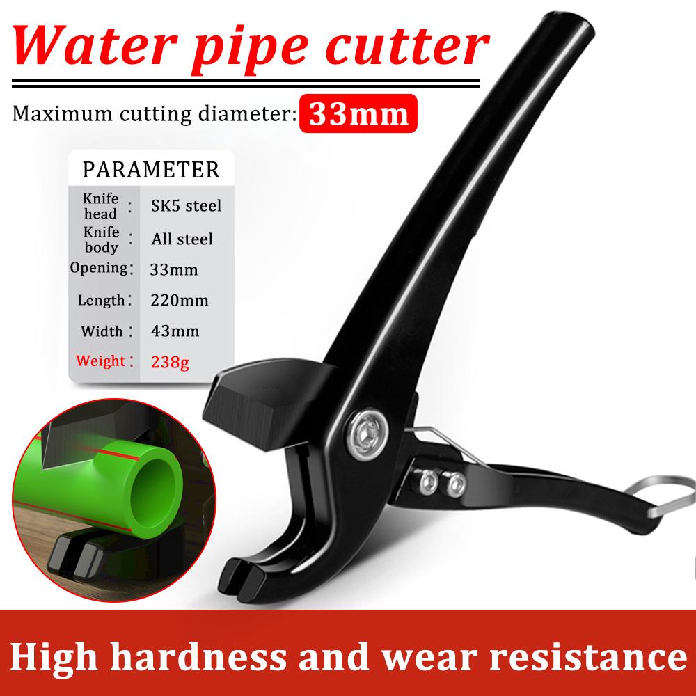 

Pipe Cutter 33-65MM Pipe Scissors Ratchet PVC/PU/PP/PE Hose Pipe Cutter Scissors Hand Tools Repair Tools