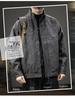 Men's High-End Retro Leather Motorcycle Jacket - American Style, Casual PU Outerwear