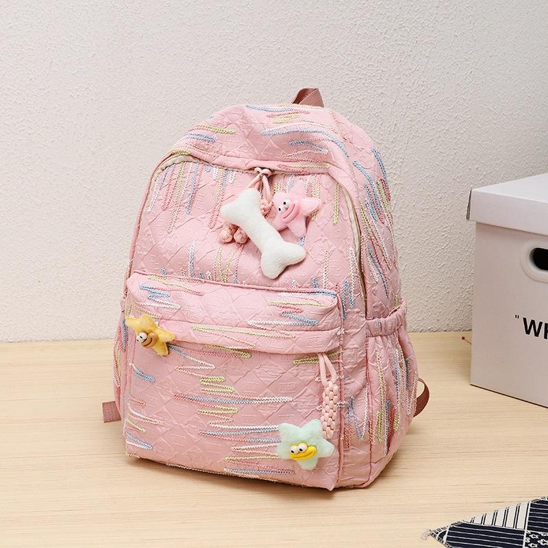 Schoolbag Japanese cute schoolbag high school junior high school students girls high value niche ins design sense travel spring outing backpack